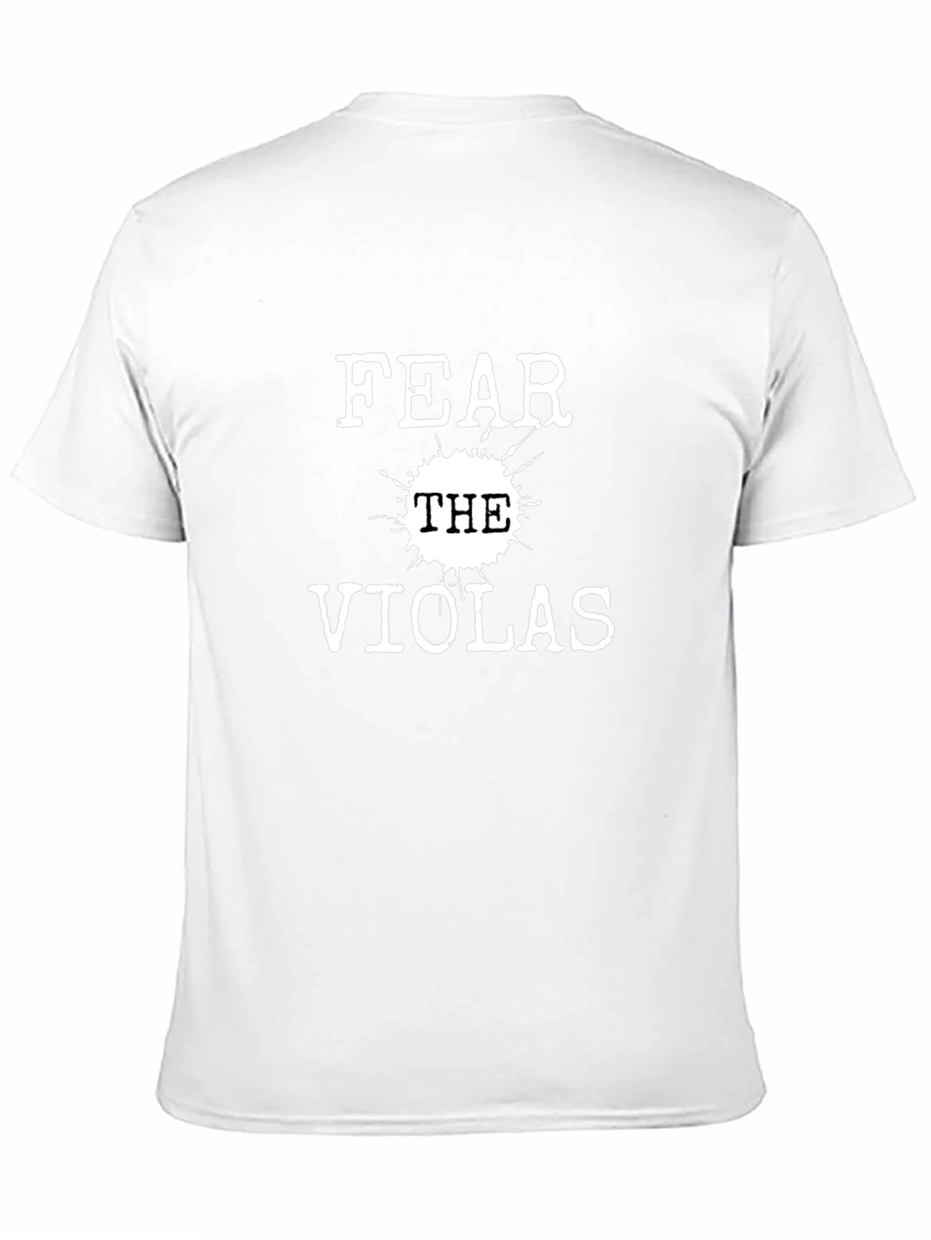 Fear The Violas Black Graphic Tee