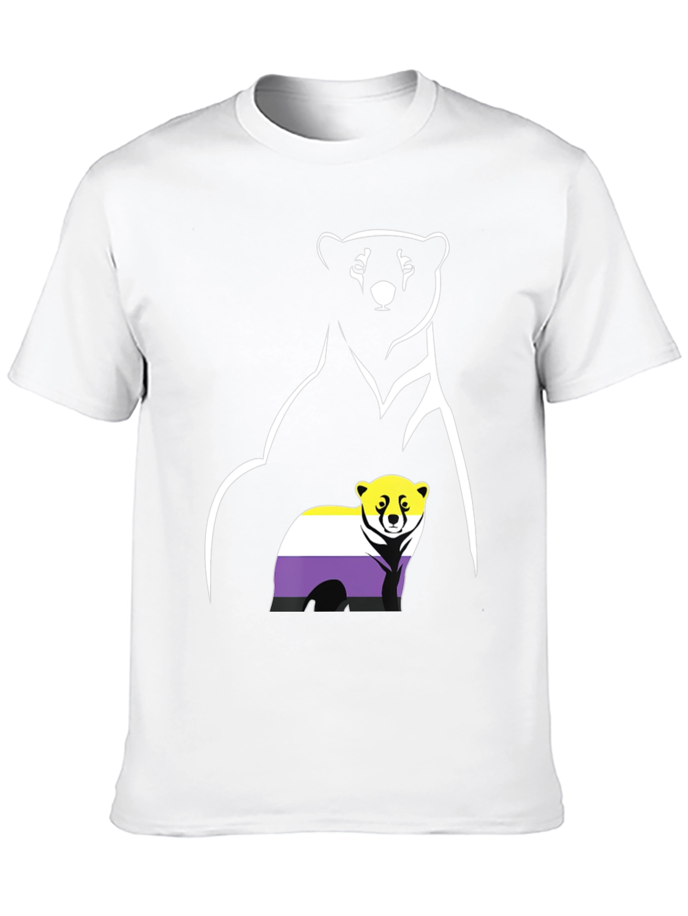 Nonbinary Pride Bear T-Shirt
