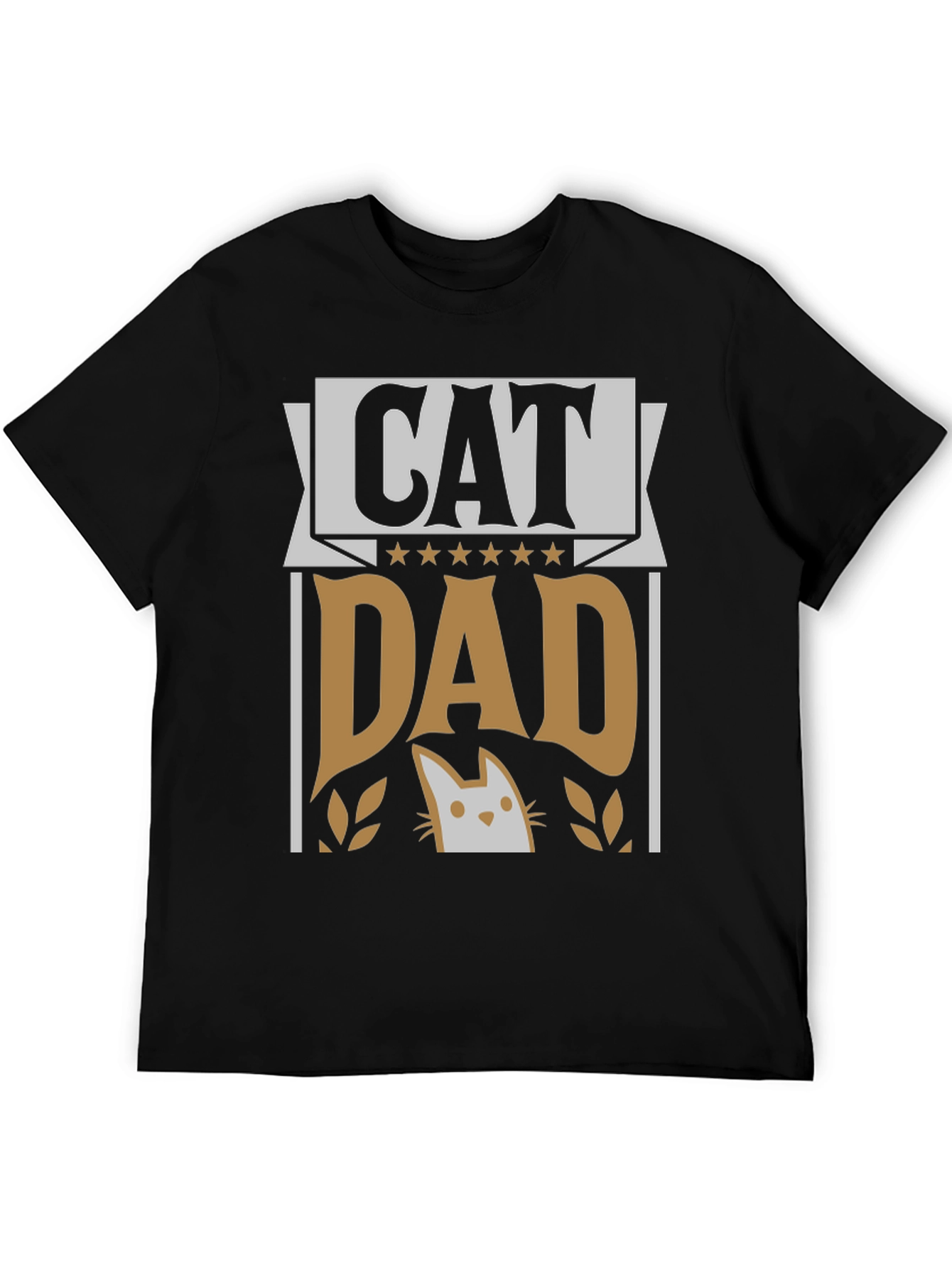 Cat Dad Graphic Tee - Perfect Gift for Cat Lovers