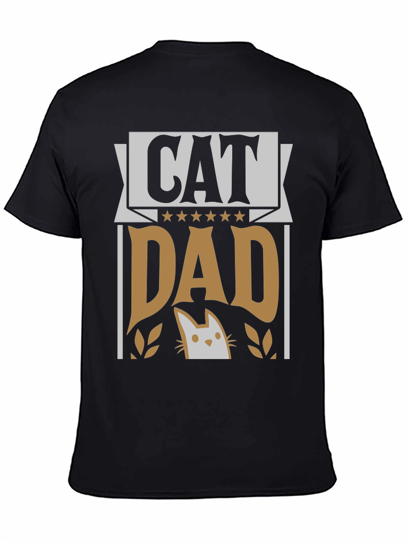 Cat Dad Graphic Tee - Perfect Gift for Cat Lovers