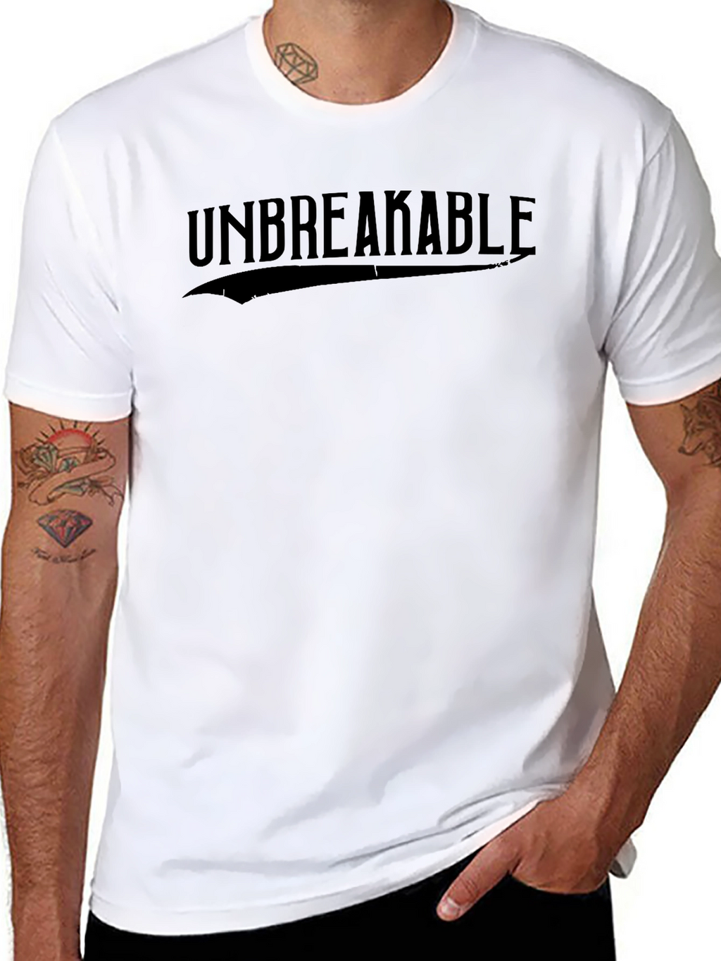 Unbreakable Graphic T-Shirt - Classic Black Tee