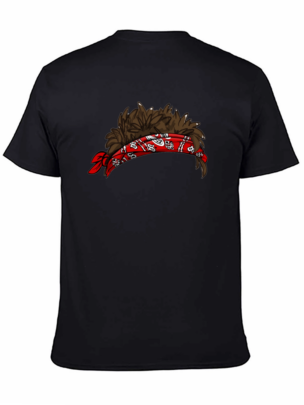 Mullet Headband Graphic Tee - Funny Novelty Shirt