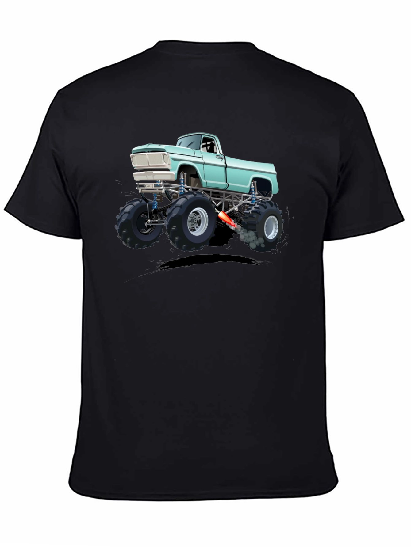 Monster Truck Graphic Tee - Black
