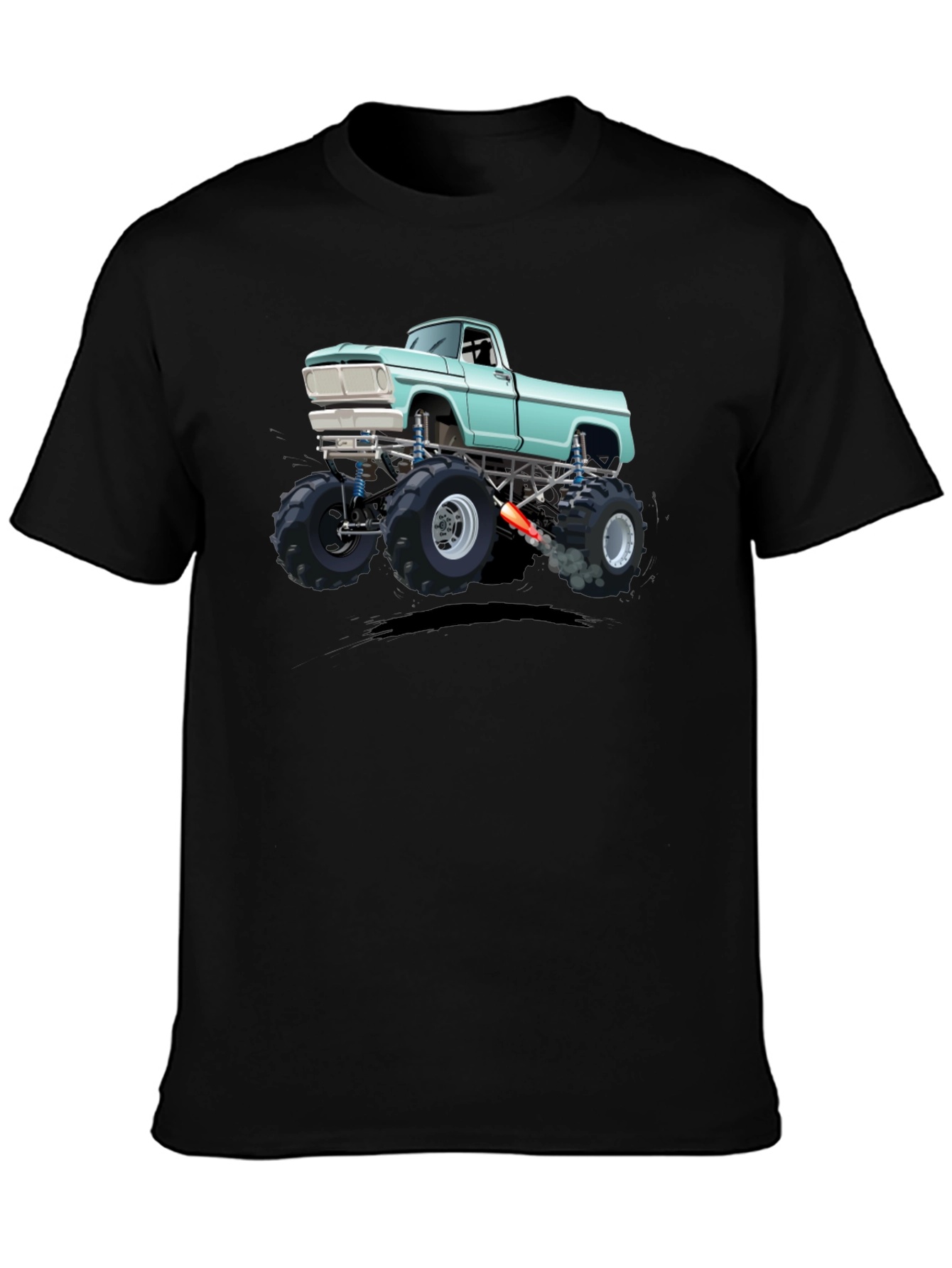 Monster Truck Graphic Tee - Black