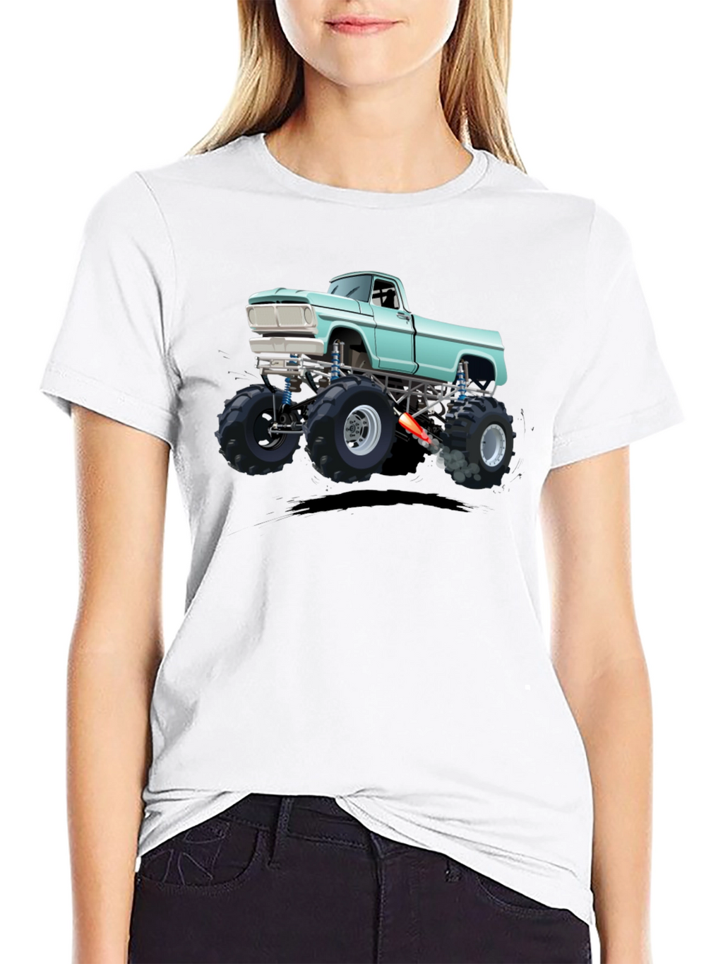 Monster Truck Graphic Tee - Black