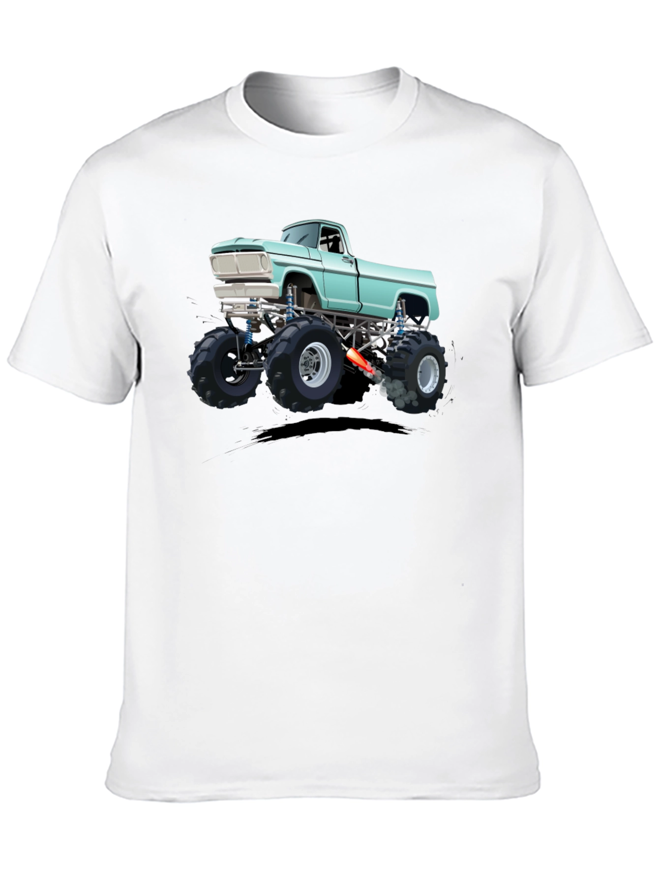Monster Truck Graphic Tee - Black