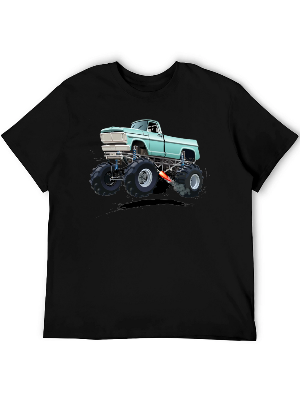 Monster Truck Graphic Tee - Black