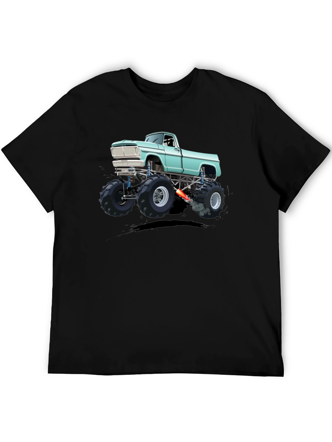 Monster Truck Graphic Tee - Black