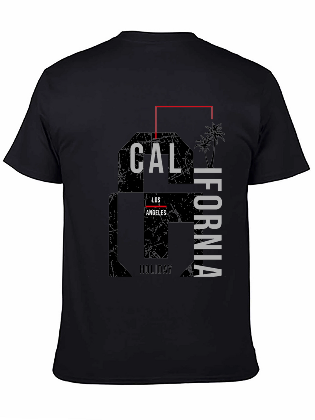 California Los Angeles Holiday Graphic T-Shirt
