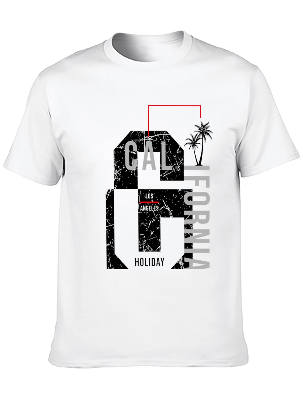 California Los Angeles Holiday Graphic T-Shirt
