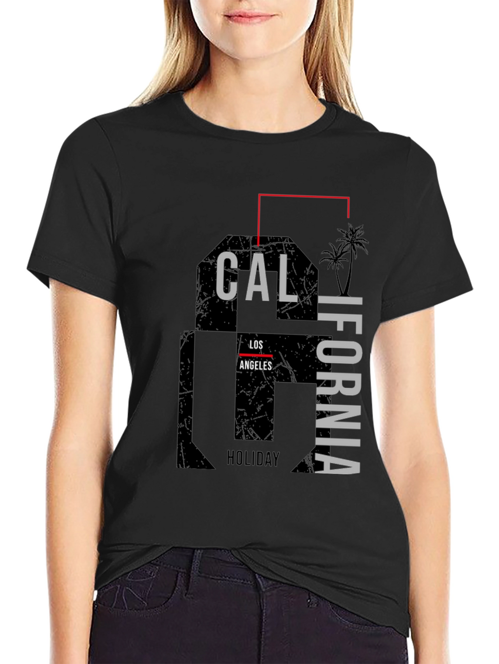 California Los Angeles Holiday Graphic T-Shirt