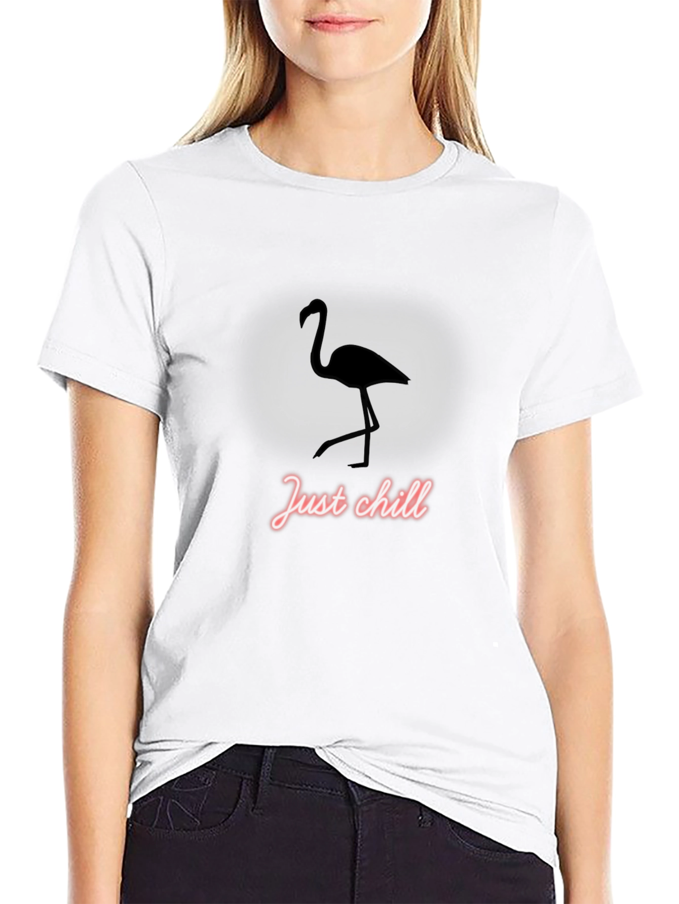 Just Chill Flamingo Graphic Tee