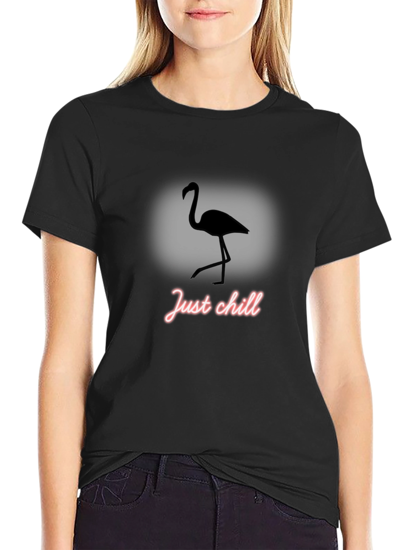 Just Chill Flamingo Graphic Tee