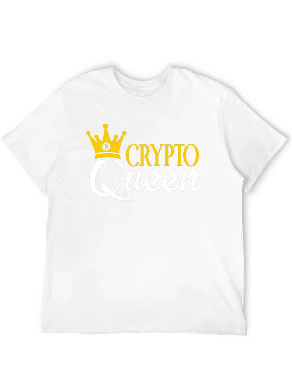 Crypto Queen Graphic Tee - Bitcoin Enthusiast