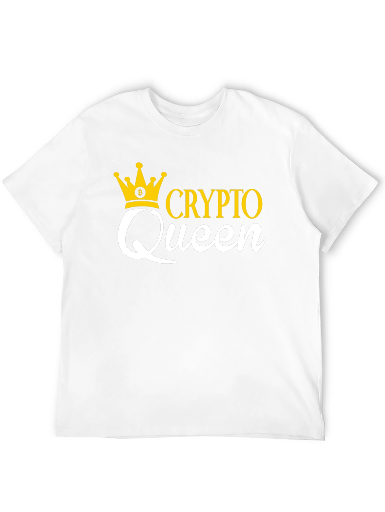Crypto Queen Graphic Tee - Bitcoin Enthusiast