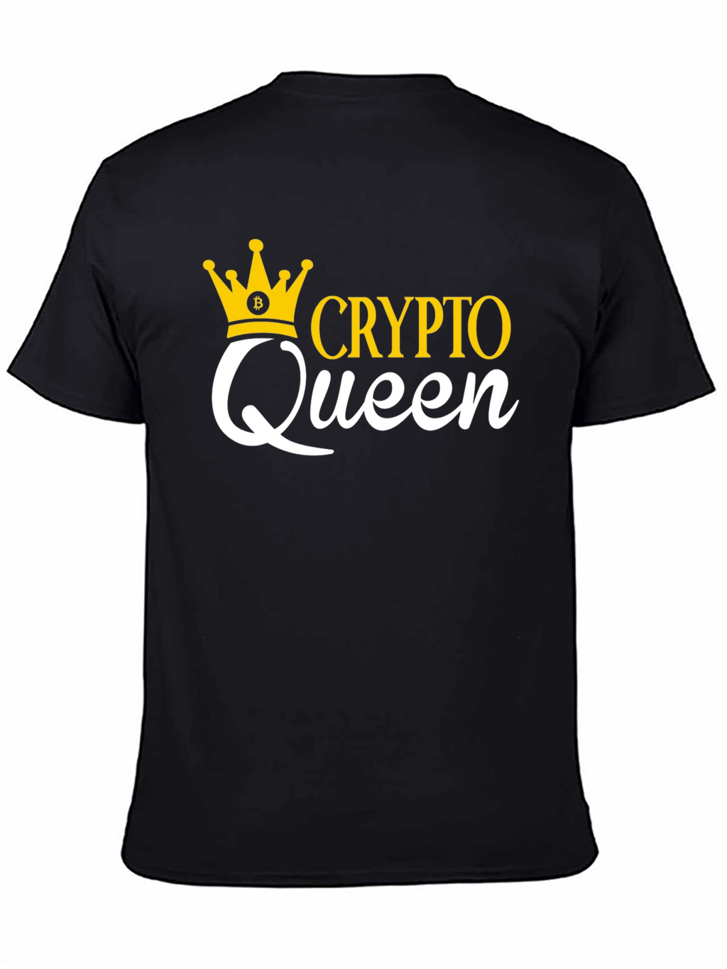 Crypto Queen Graphic Tee - Bitcoin Enthusiast