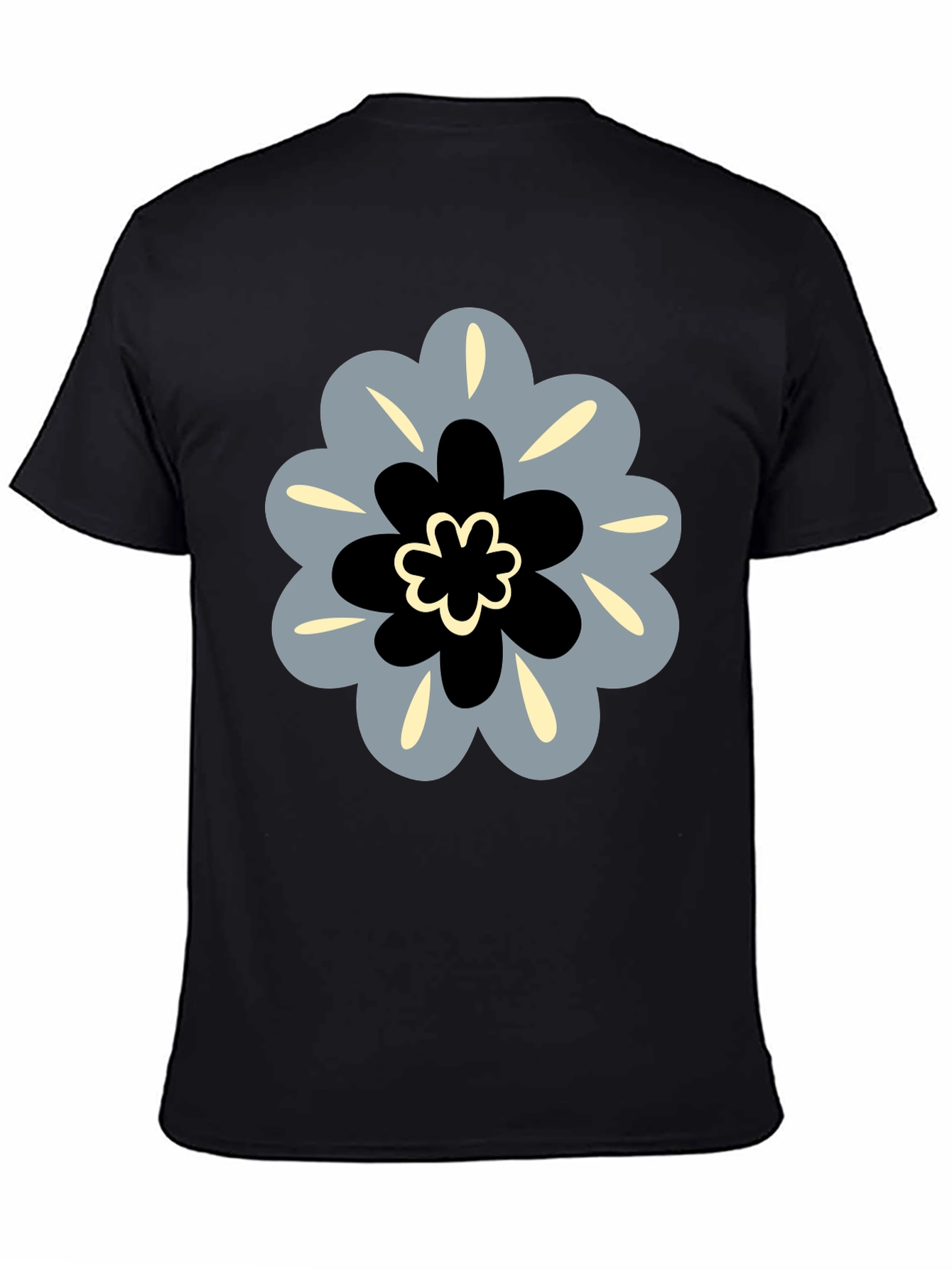 Modern Floral Tee - Stylish Graphic Print Shirt