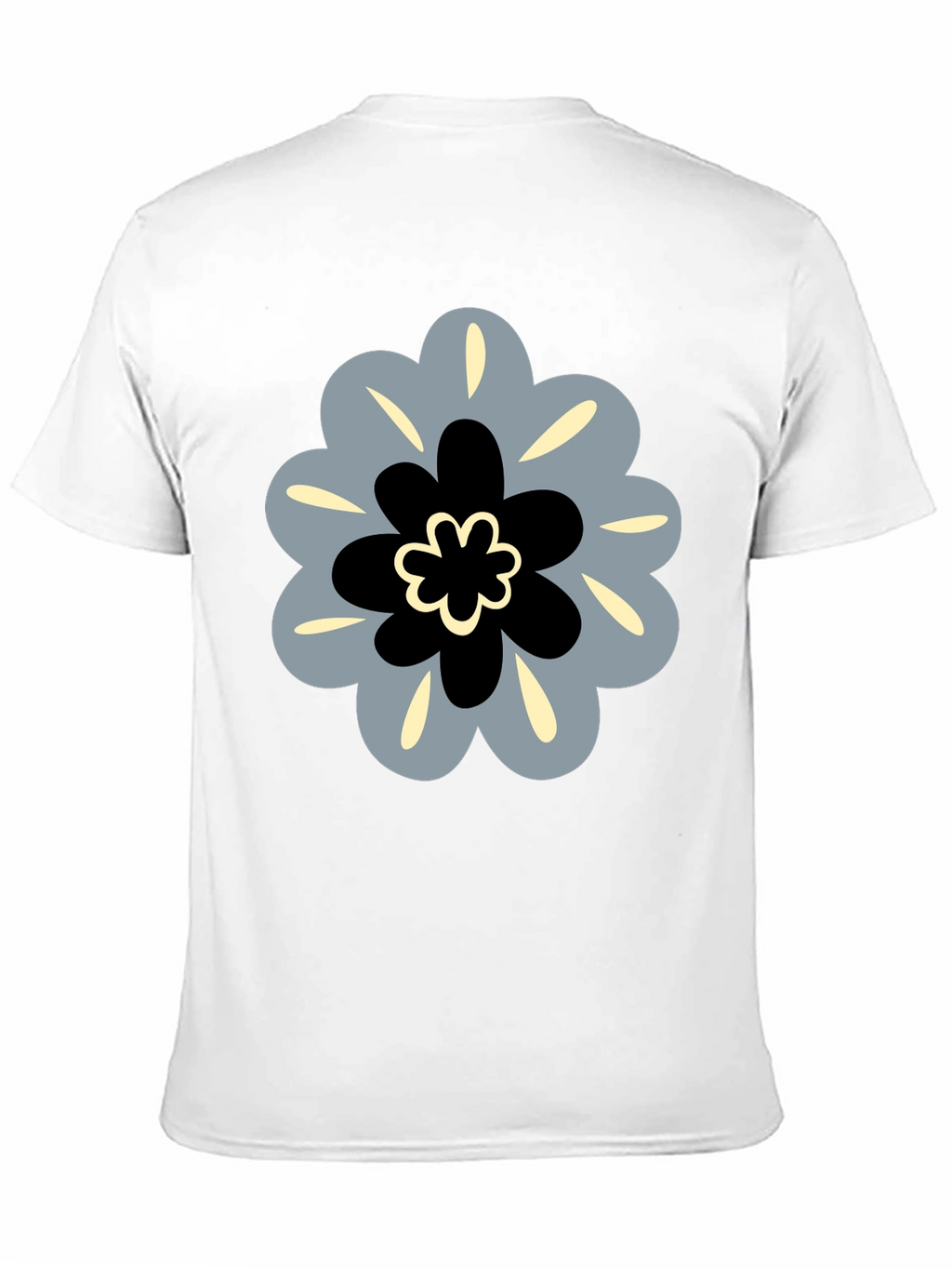 Modern Floral Tee - Stylish Graphic Print Shirt