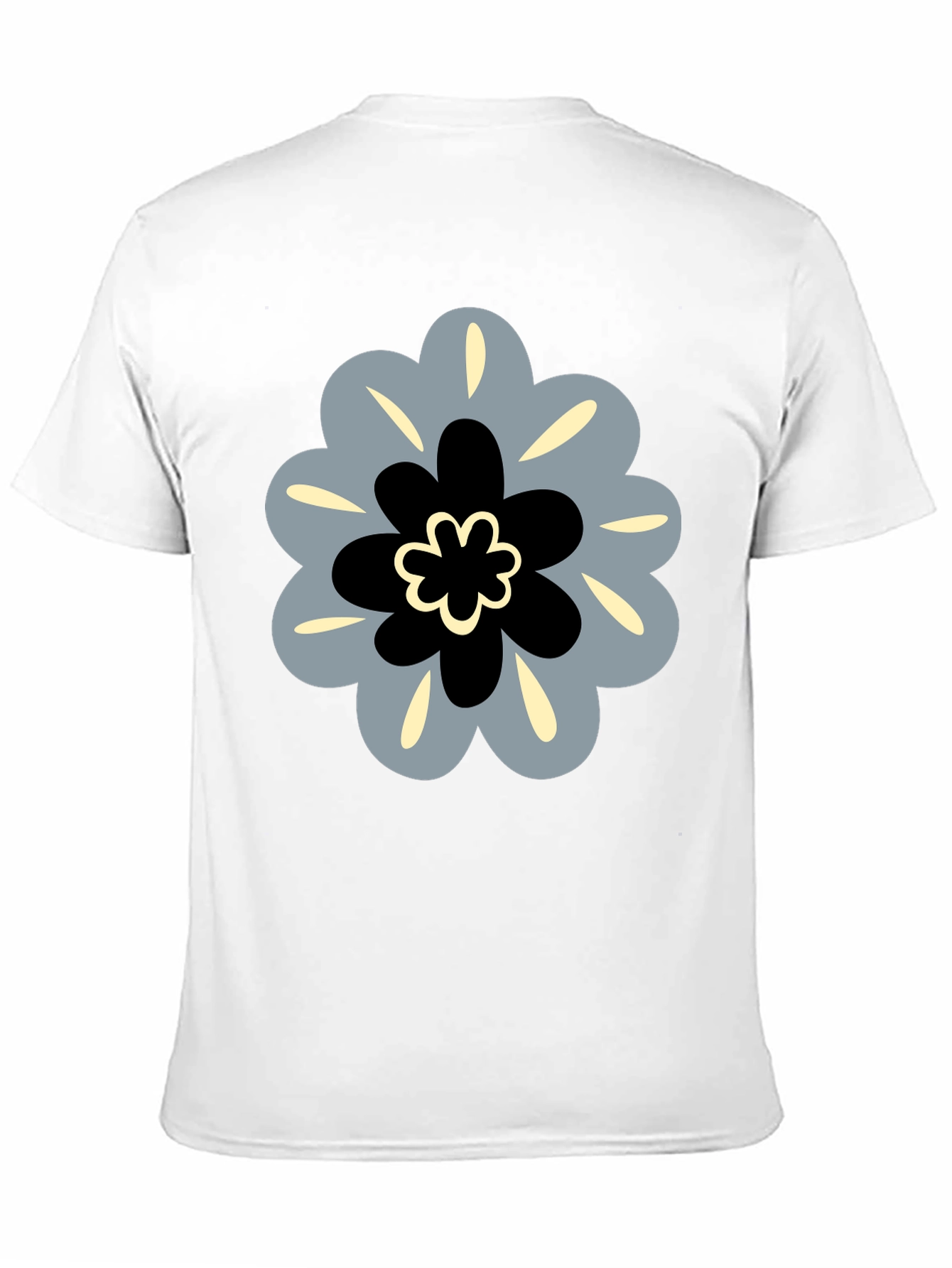 Modern Floral Tee - Stylish Graphic Print Shirt