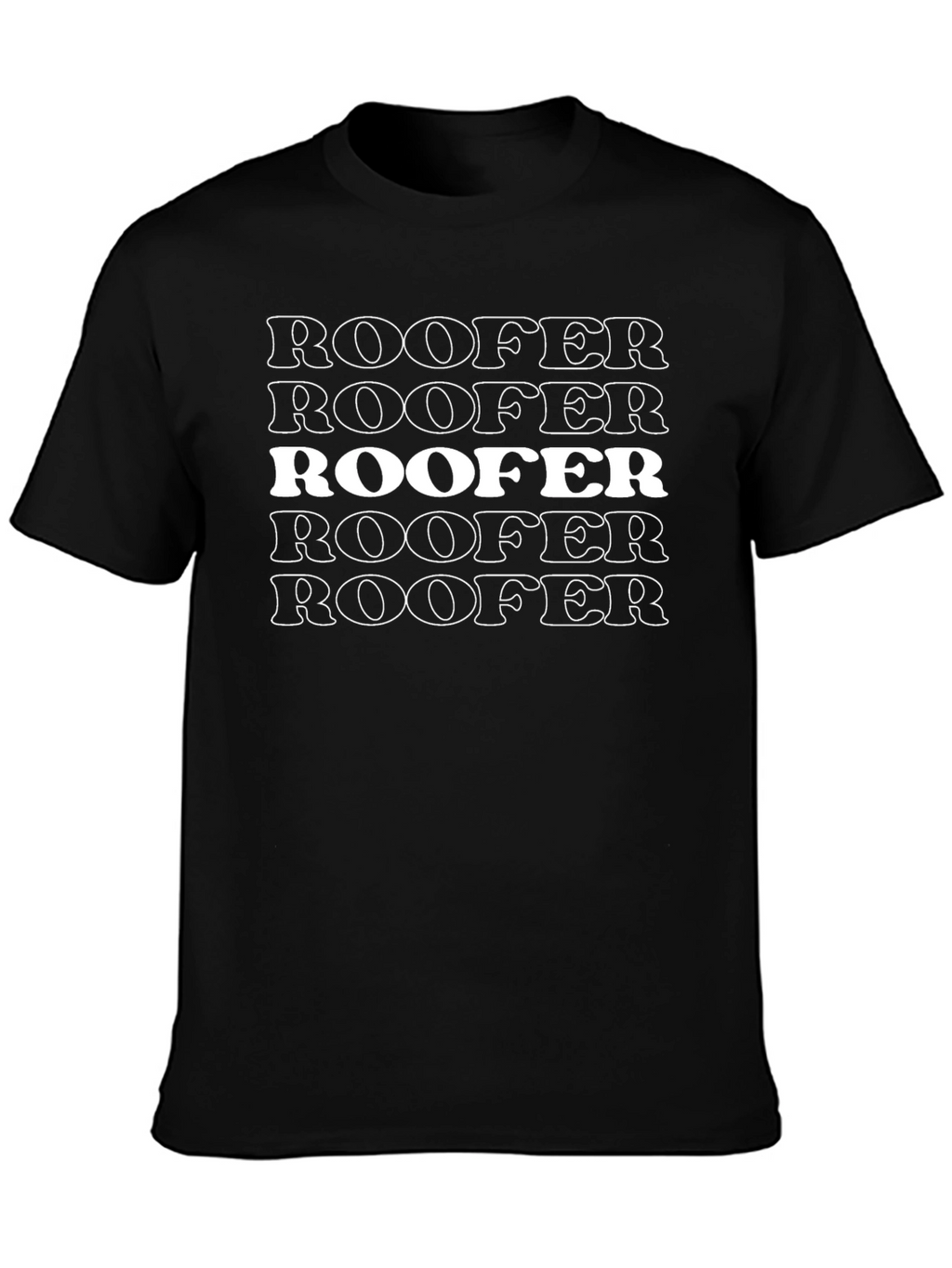 Roofer Graphic Tee - Bold Statement Shirt