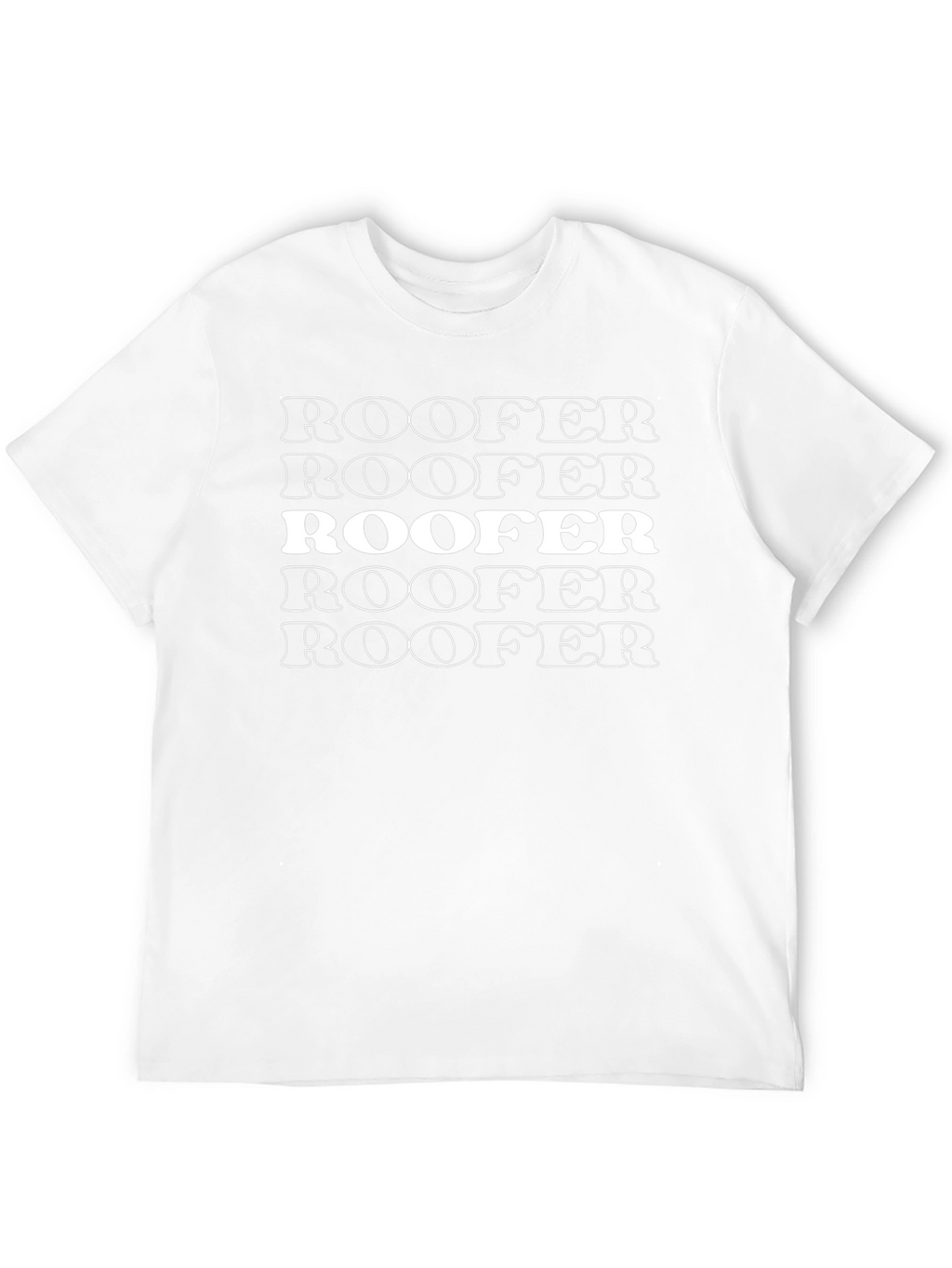Roofer Graphic Tee - Bold Statement Shirt