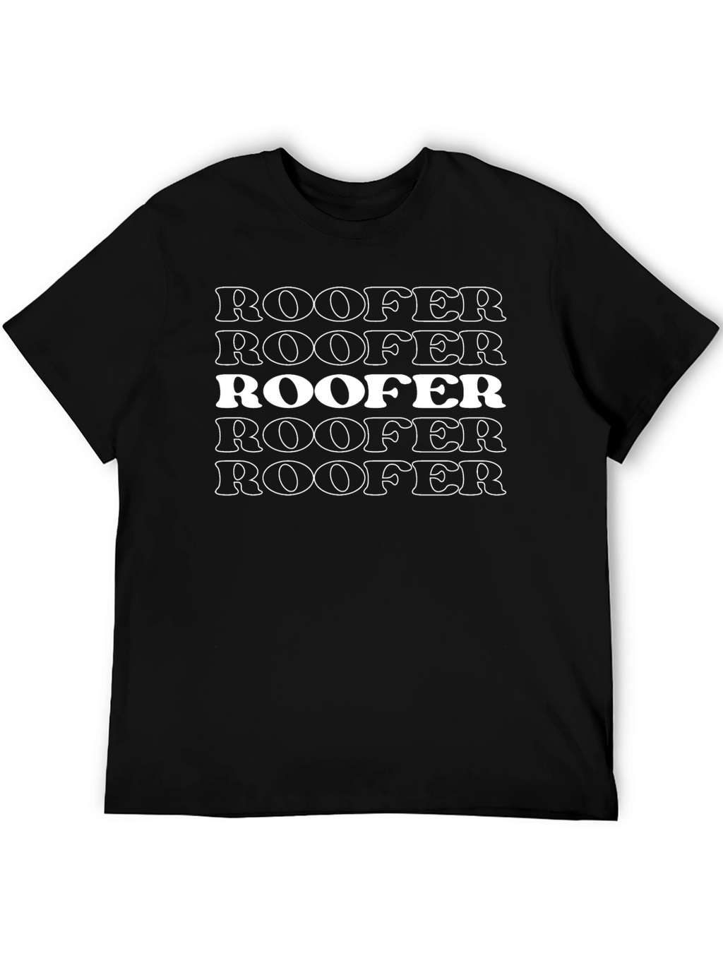 Roofer Graphic Tee - Bold Statement Shirt