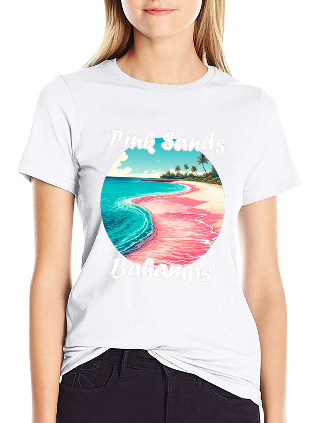 Pink Sands Bahamas Graphic T-Shirt