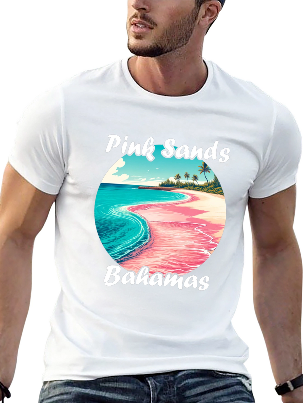 Pink Sands Bahamas Graphic T-Shirt