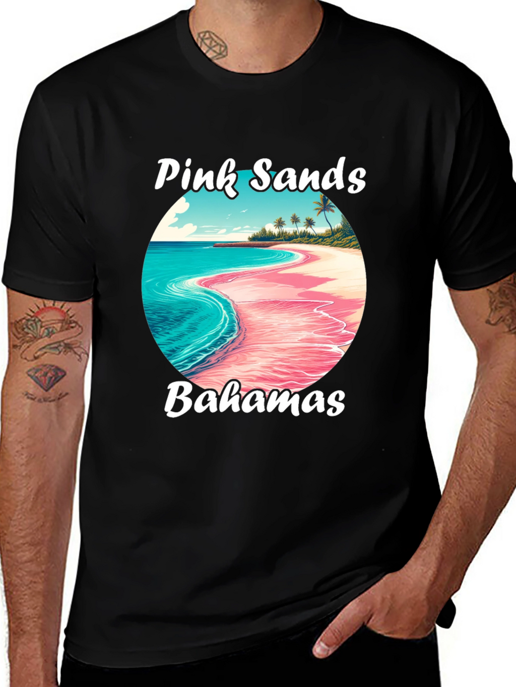 Pink Sands Bahamas Graphic T-Shirt