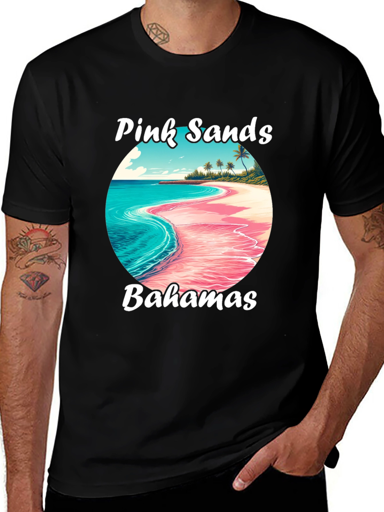 Pink Sands Bahamas Graphic T-Shirt