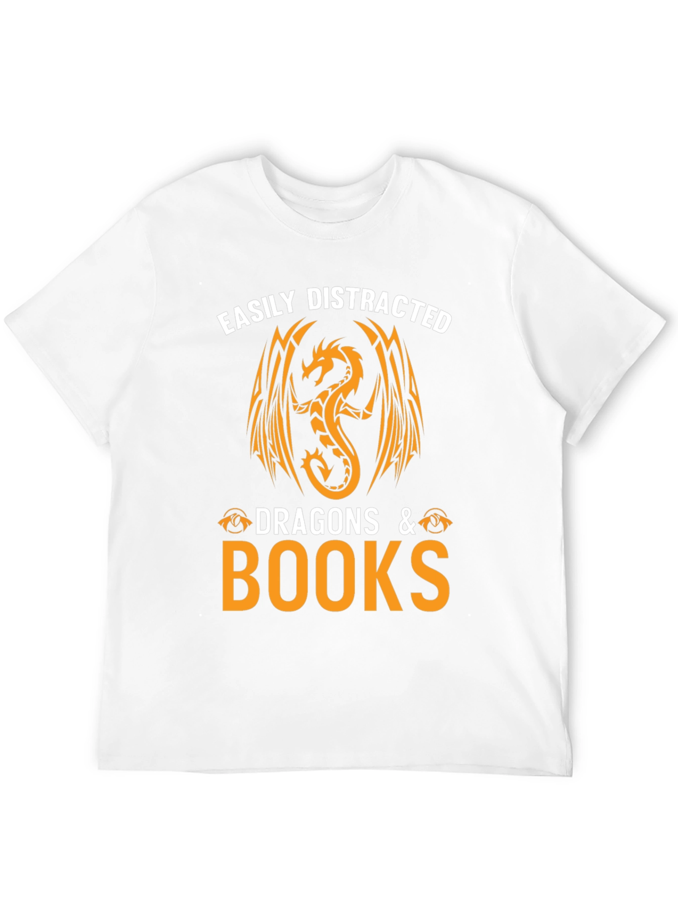 Easily Distracted by Dragons & Books T-Shirt