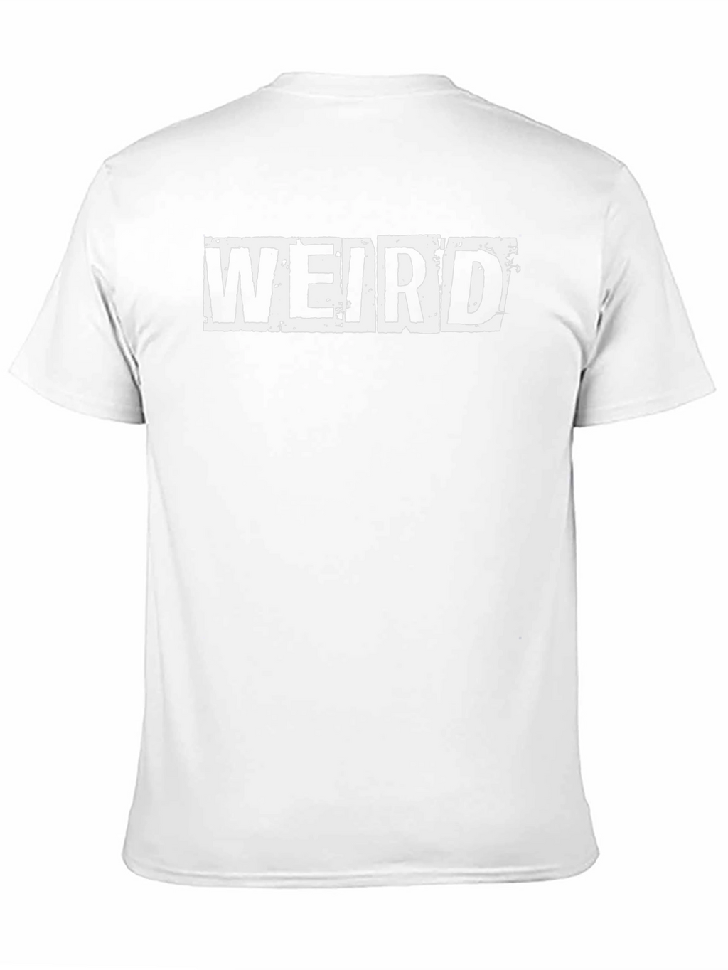 Weird Graphic Tee - Unisex Black Cotton T-Shirt