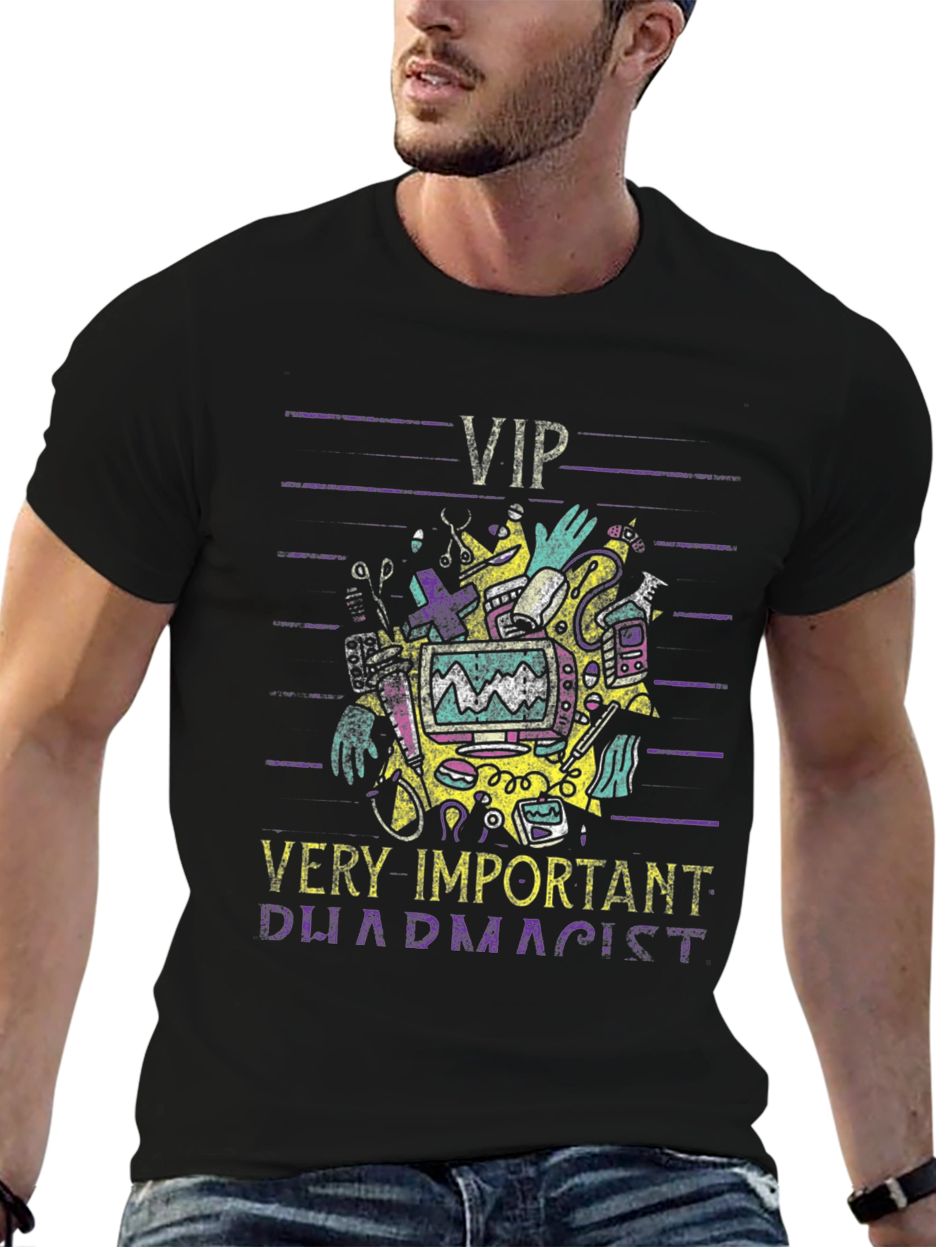VIP Pharmacist T-Shirt - Novelty Graphic Tee