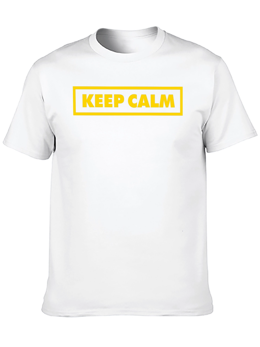 Keep Calm Graphic Black T-Shirt