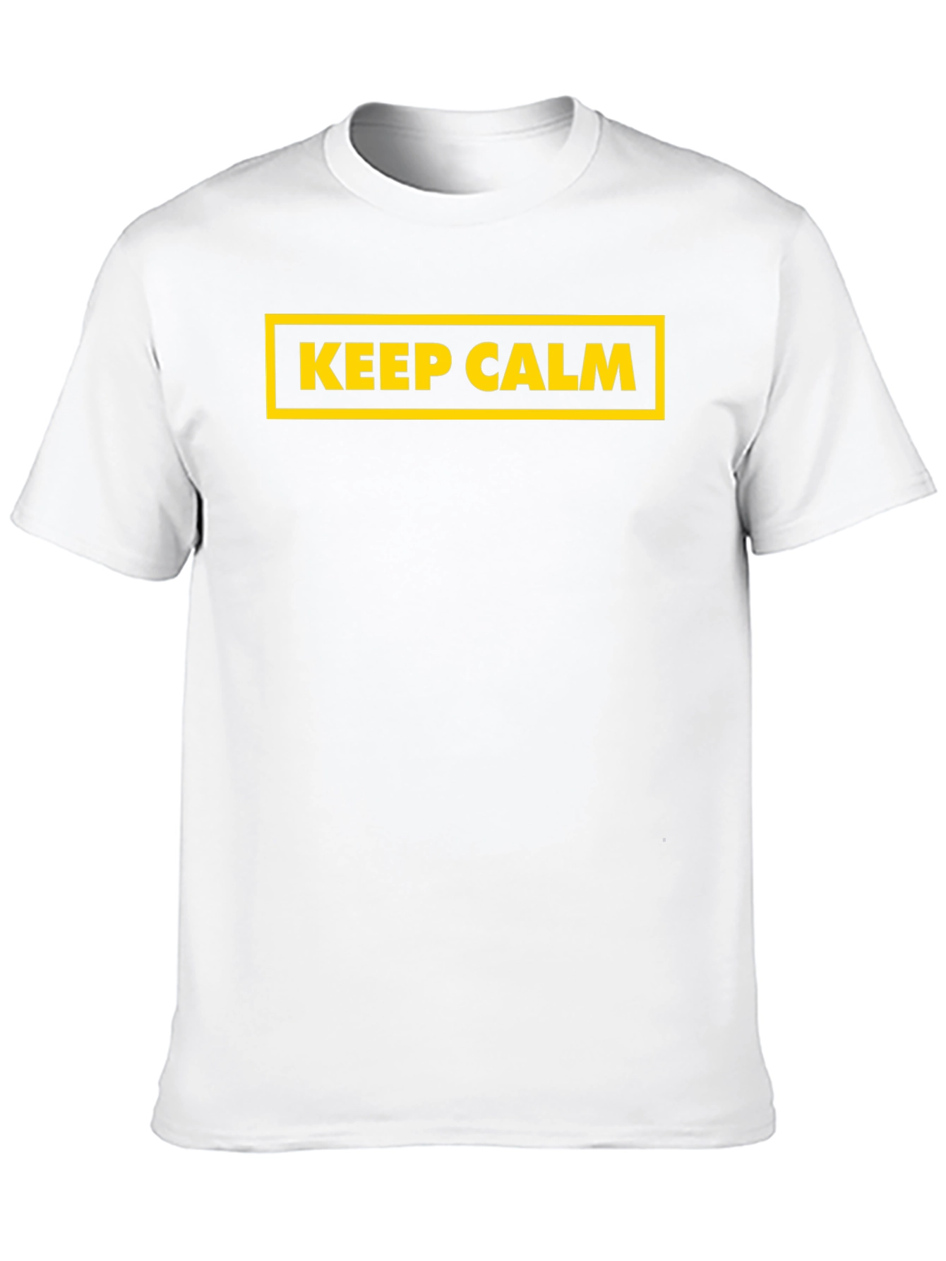 Keep Calm Graphic Black T-Shirt