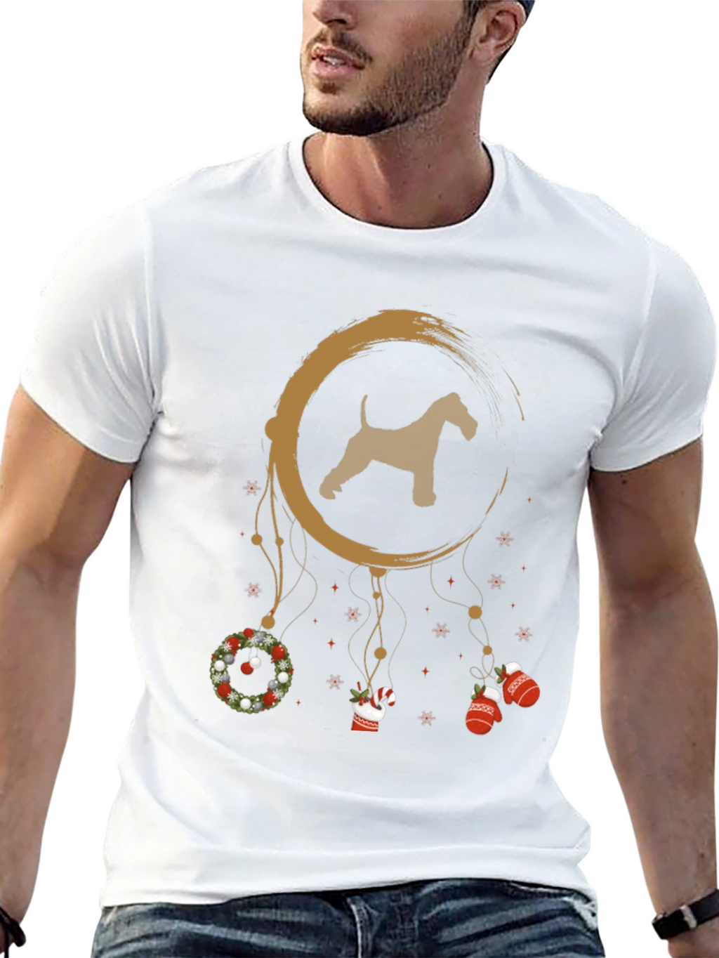 Holiday Dog Dreamcatcher T-Shirt