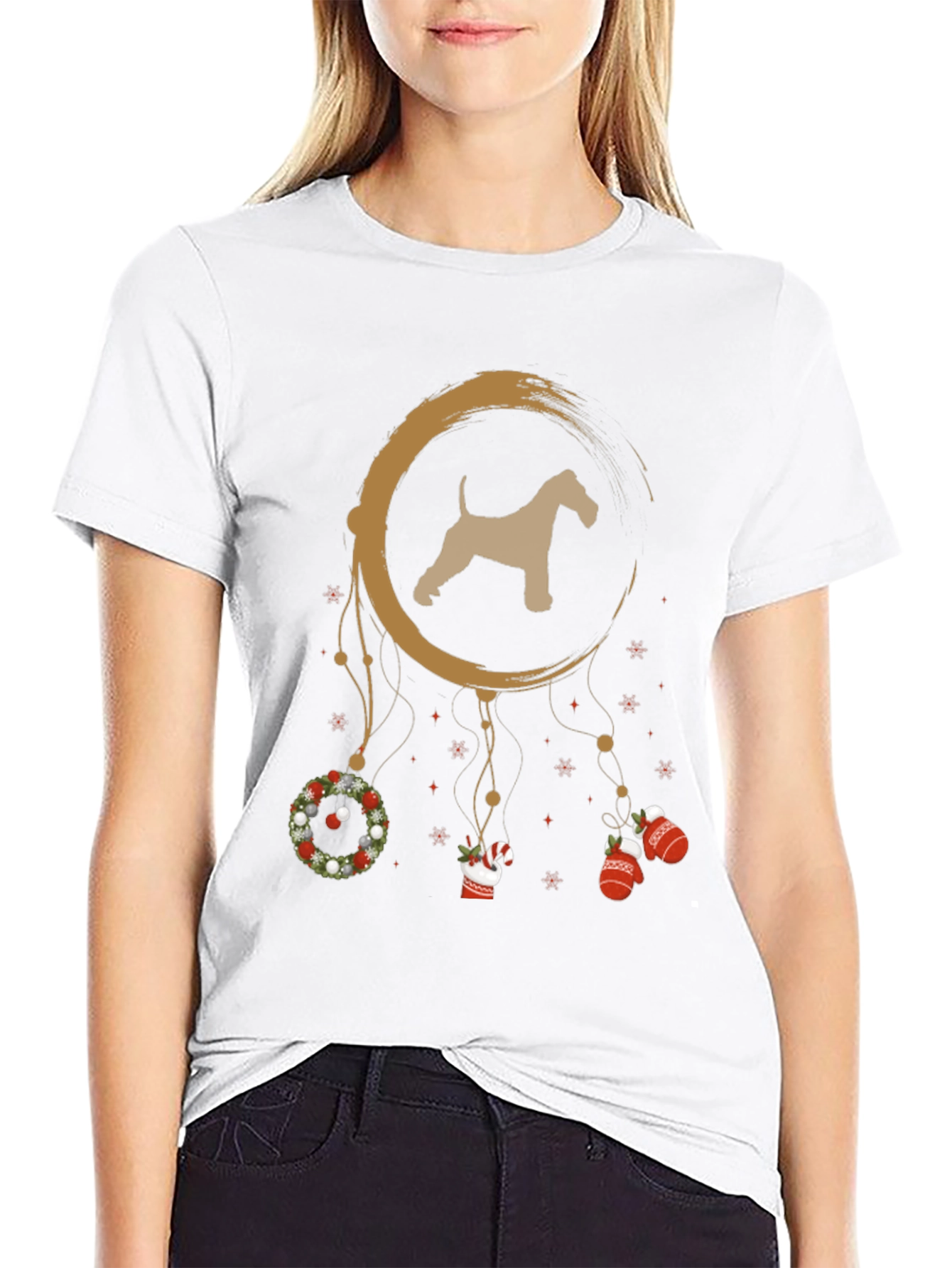 Holiday Dog Dreamcatcher T-Shirt