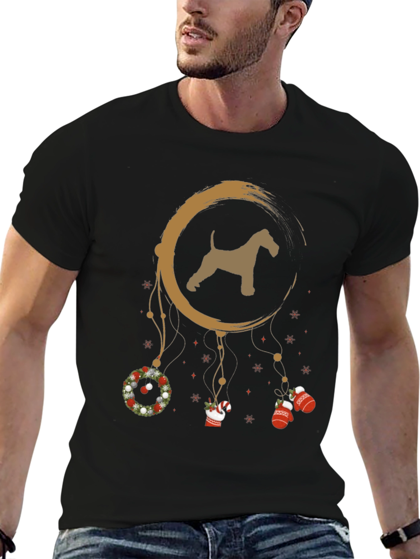 Holiday Dog Dreamcatcher T-Shirt