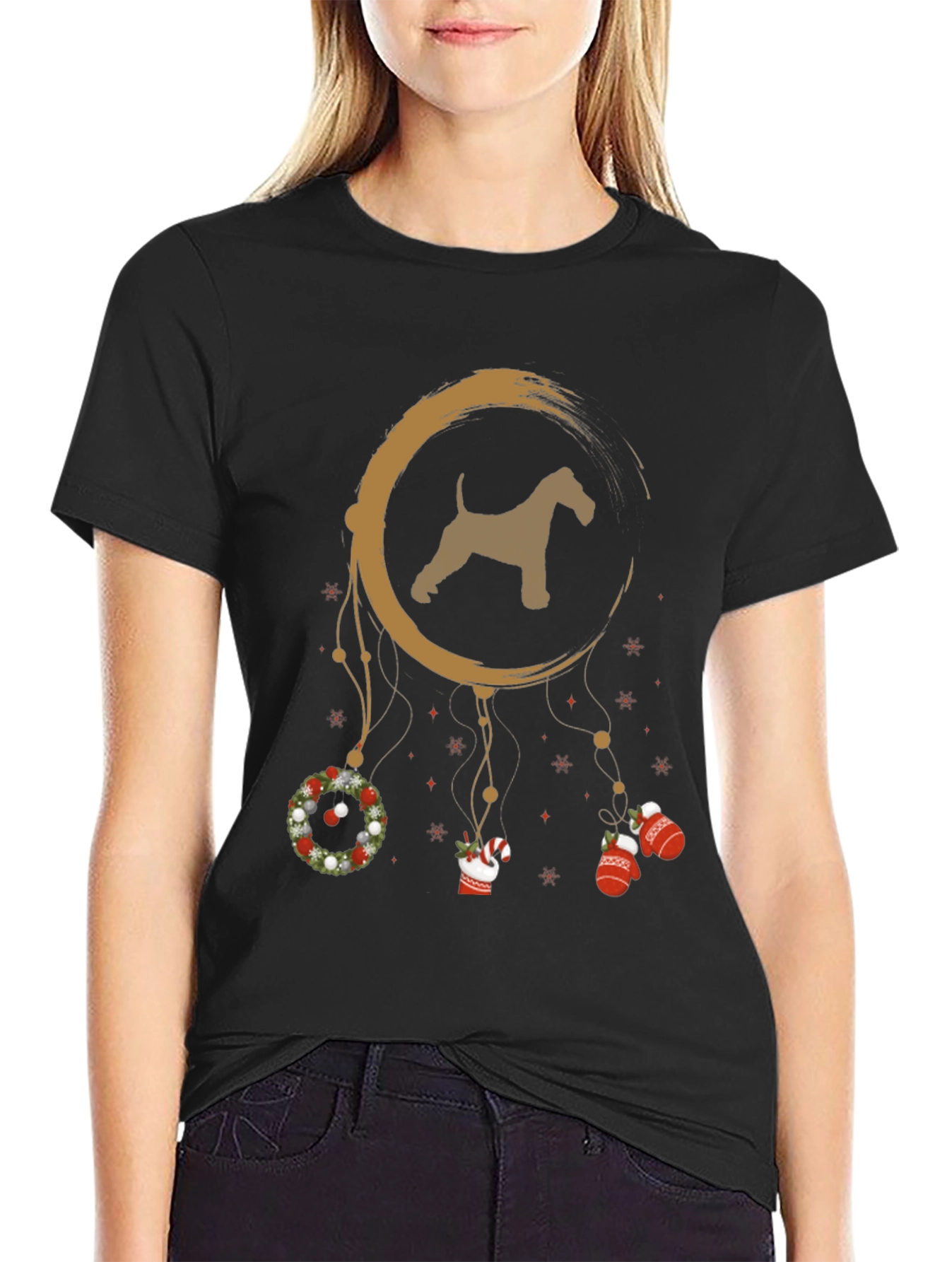 Holiday Dog Dreamcatcher T-Shirt