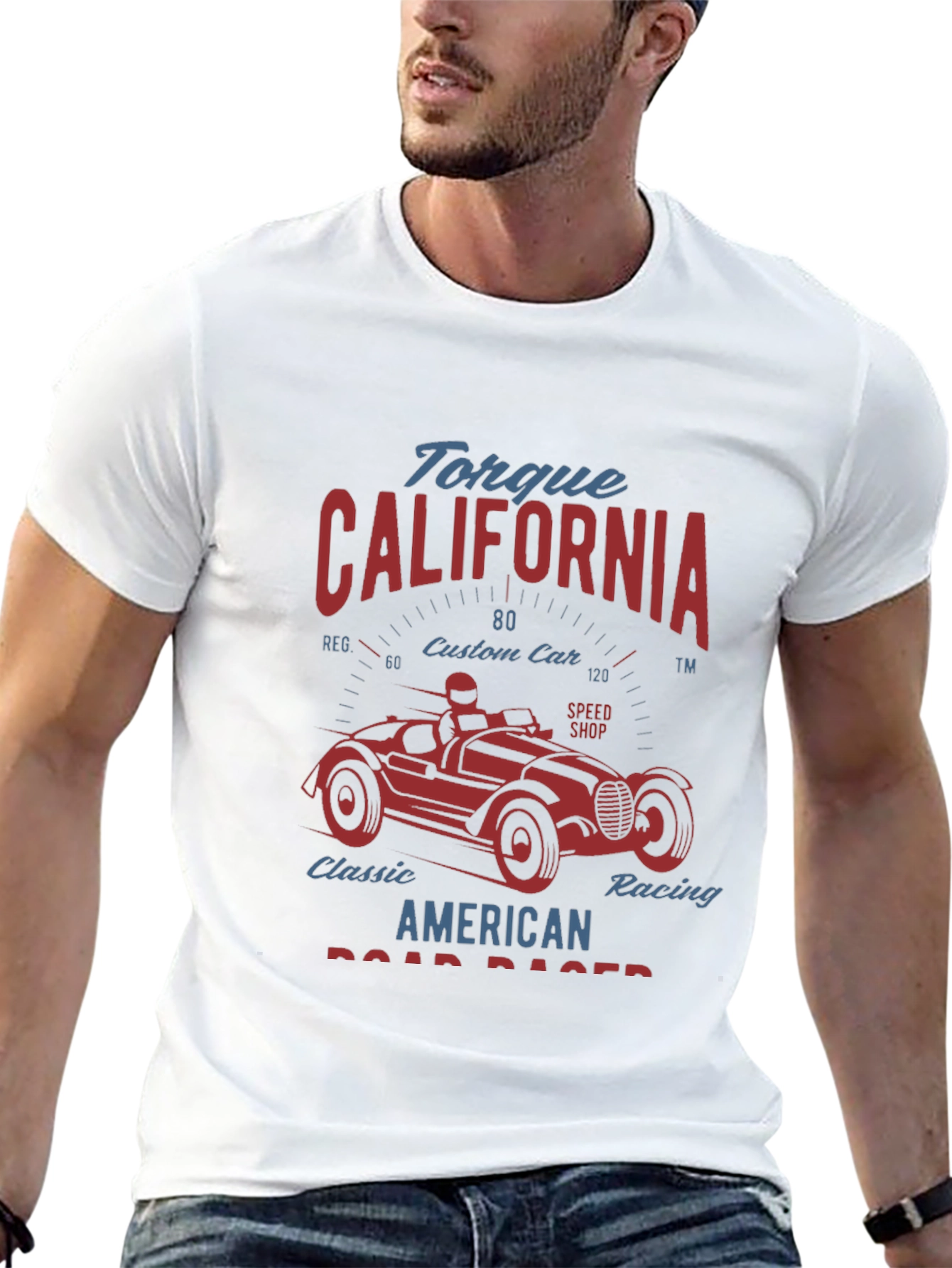 Torque California Road Racer Graphic T-Shirt