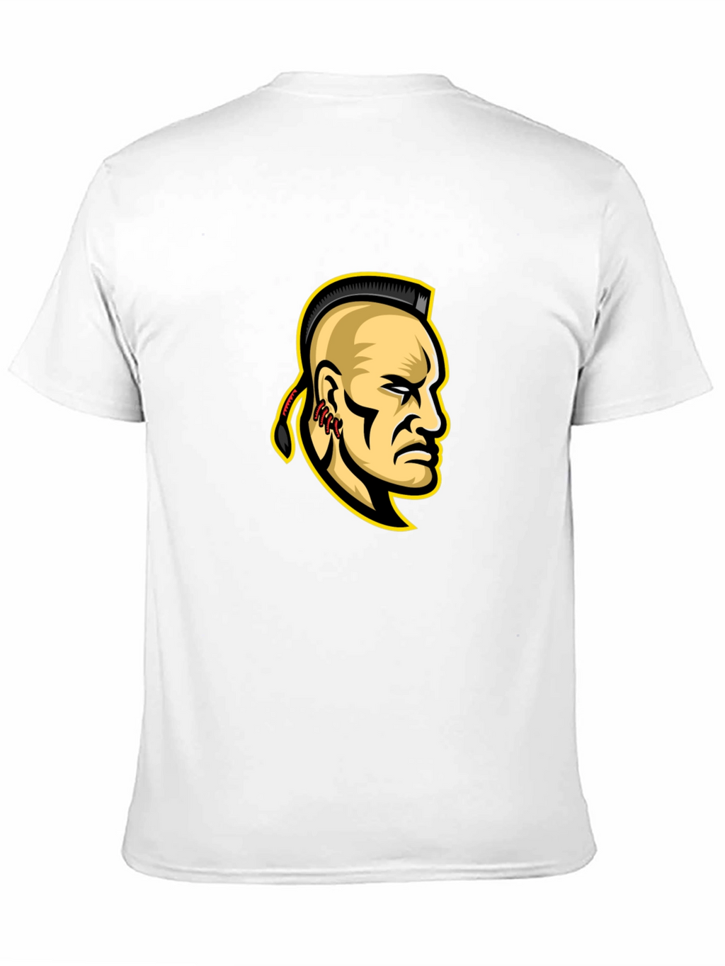 Mohawk Warrior Graphic T-Shirt