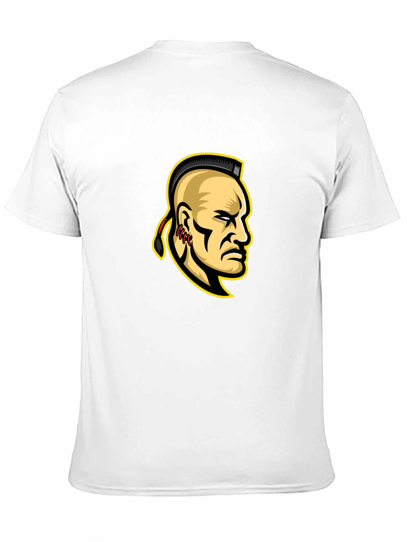 Mohawk Warrior Graphic T-Shirt