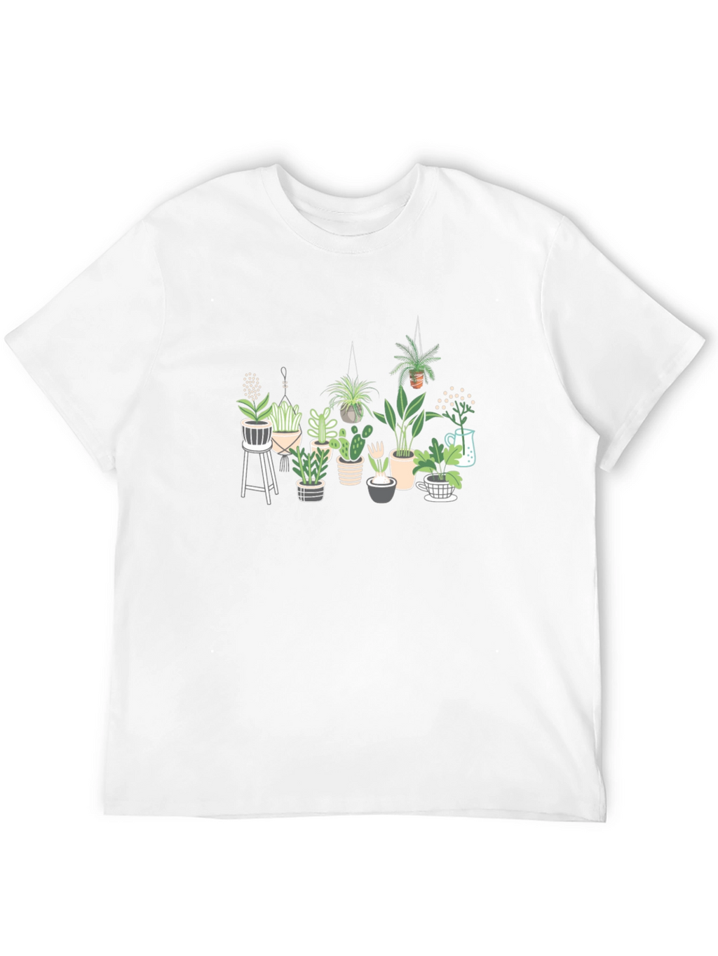 Plant Lover T-Shirt - Black Cotton Tee