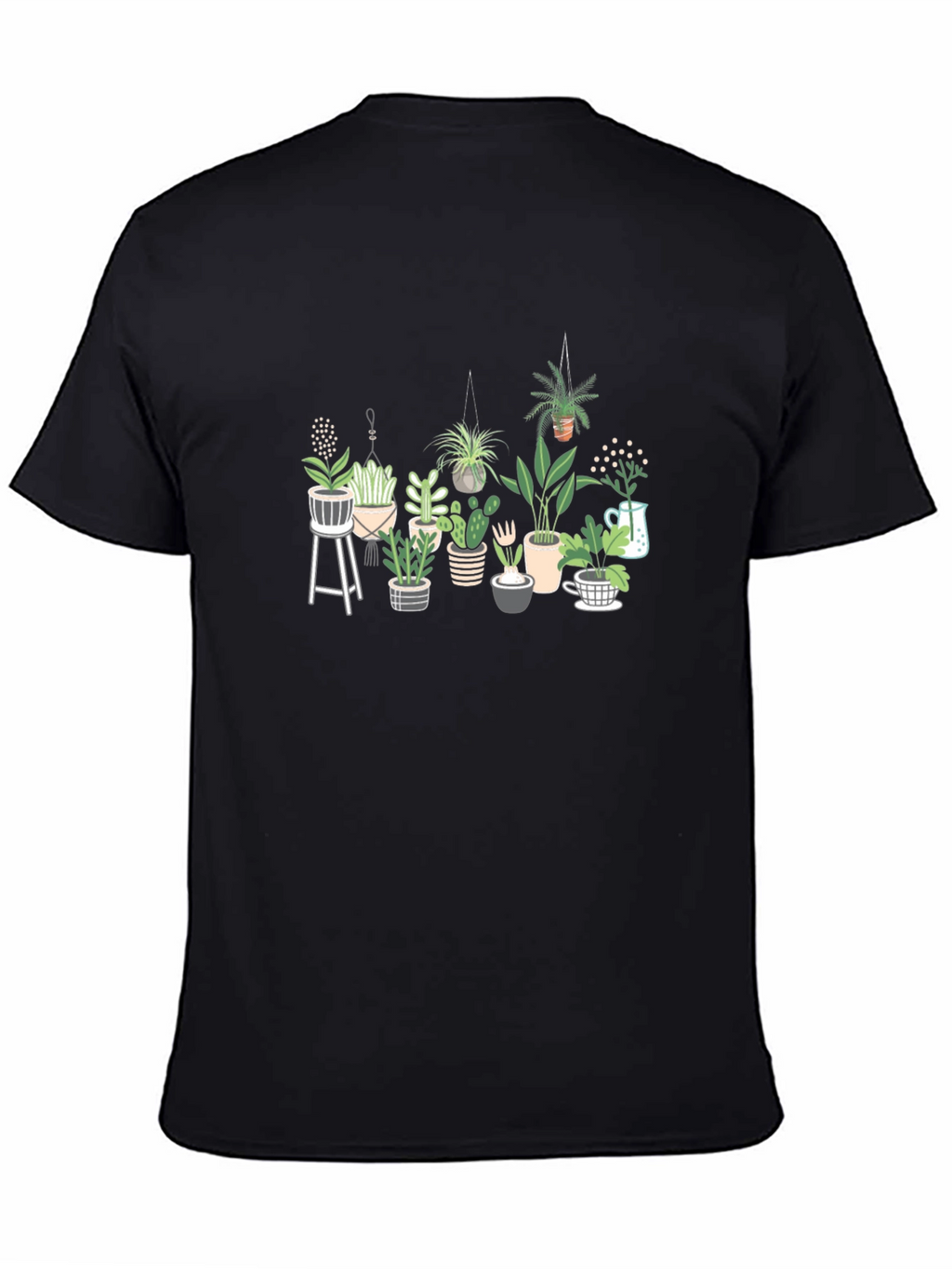 Plant Lover T-Shirt - Black Cotton Tee