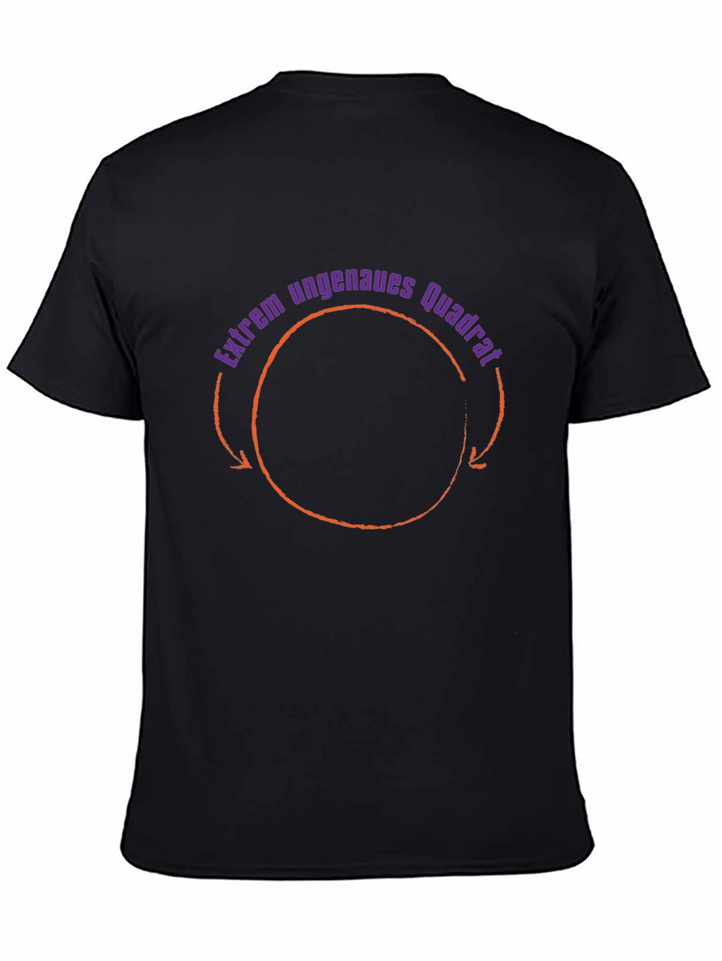 Extrem ungenaues Quadrat T-Shirt - Black