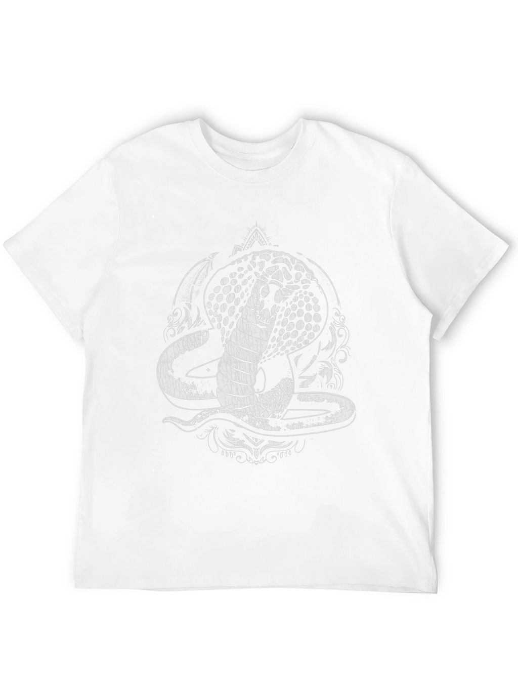 Cobra Graphic Tee - Black Cotton T-Shirt