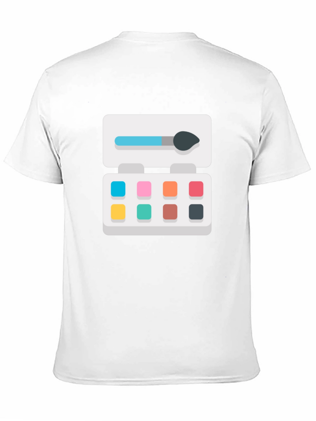 Makeup Palette Graphic Tee - Stylish Black T-Shirt