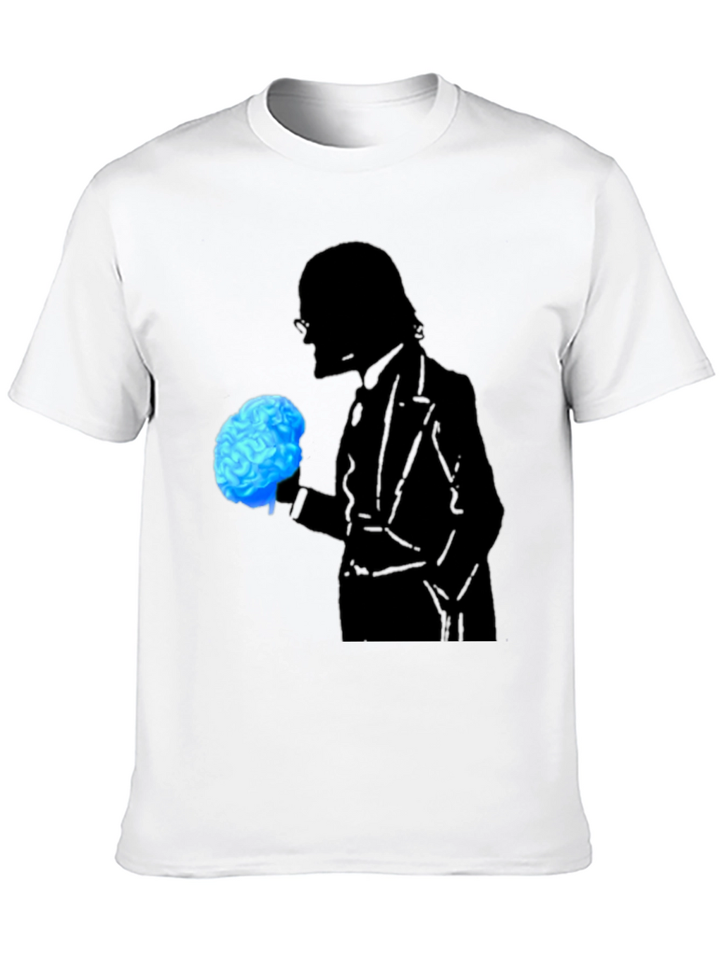 Brain Silhouette Graphic Tee