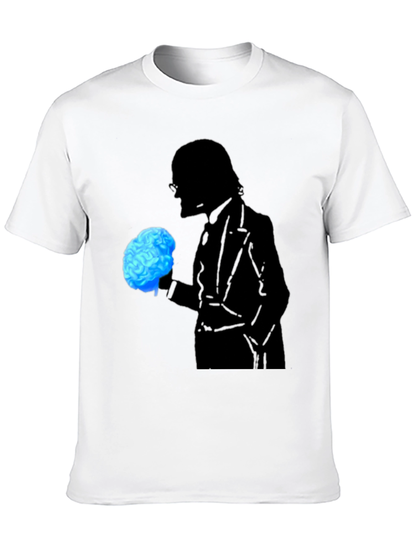 Brain Silhouette Graphic Tee