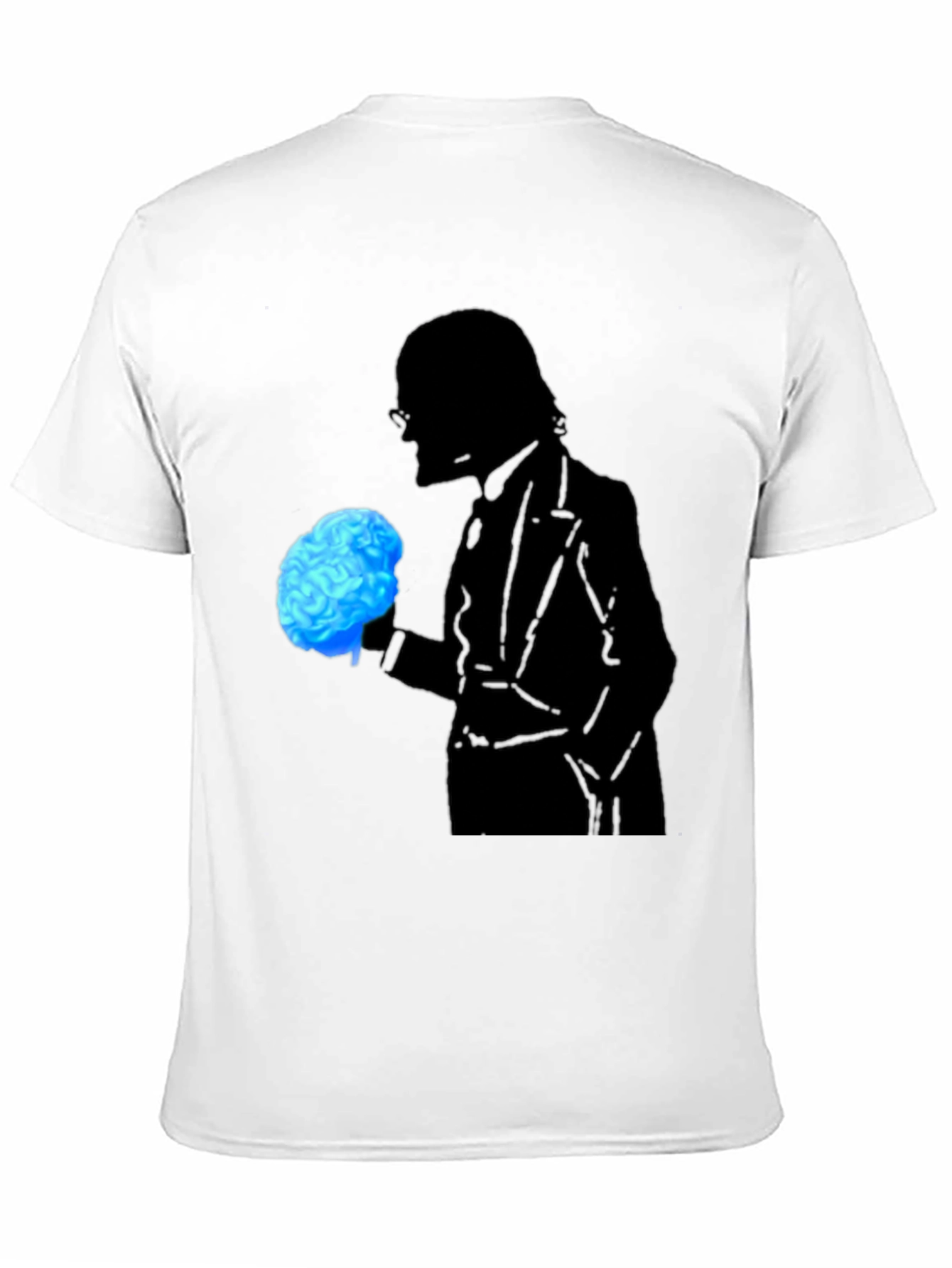 Brain Silhouette Graphic Tee